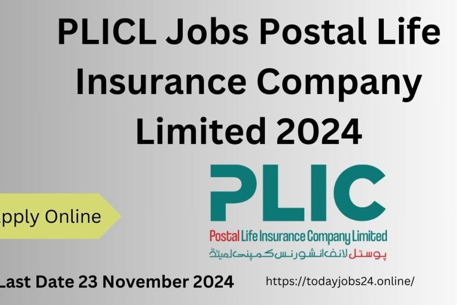 PLICL Jobs Postal Life Insurance Company Limited 2024